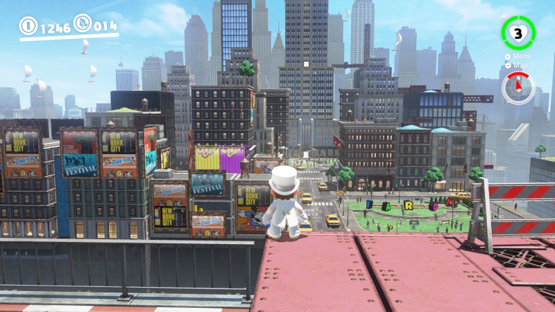 Super Mario Odyssey (1x Vs. 3x)