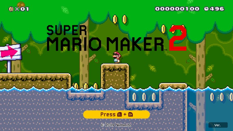 Super Mario Maker 2 in-game screenshots