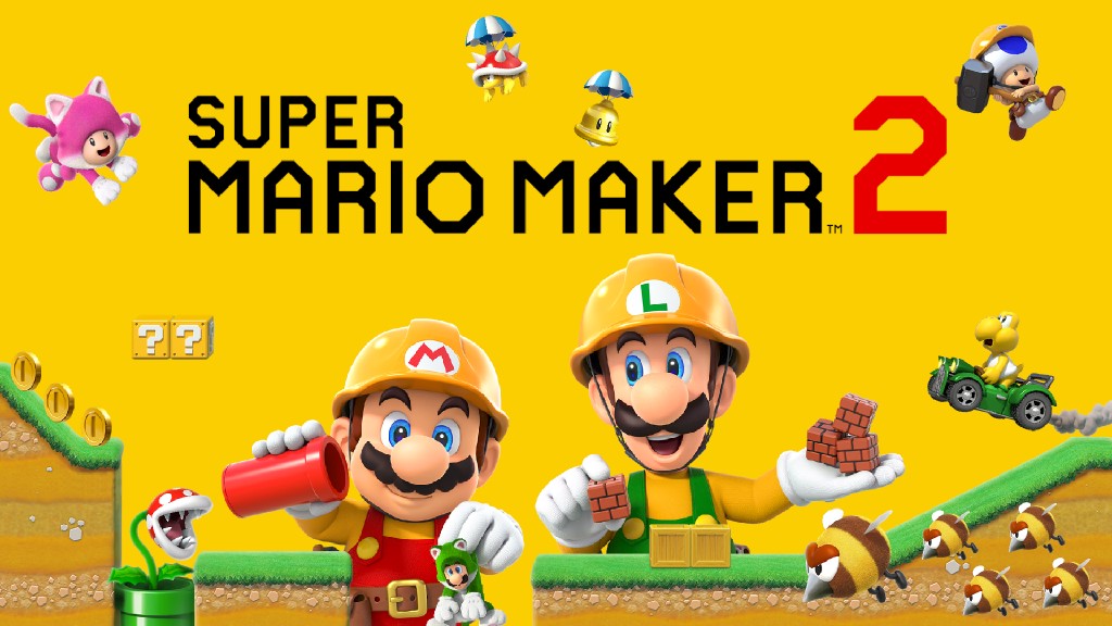 Super Mario Maker 2 (Title screen)