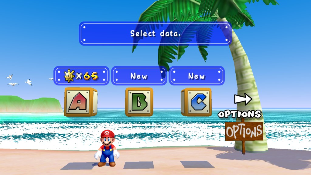 Kind of makes it look even older (Super Mario Sunshine)