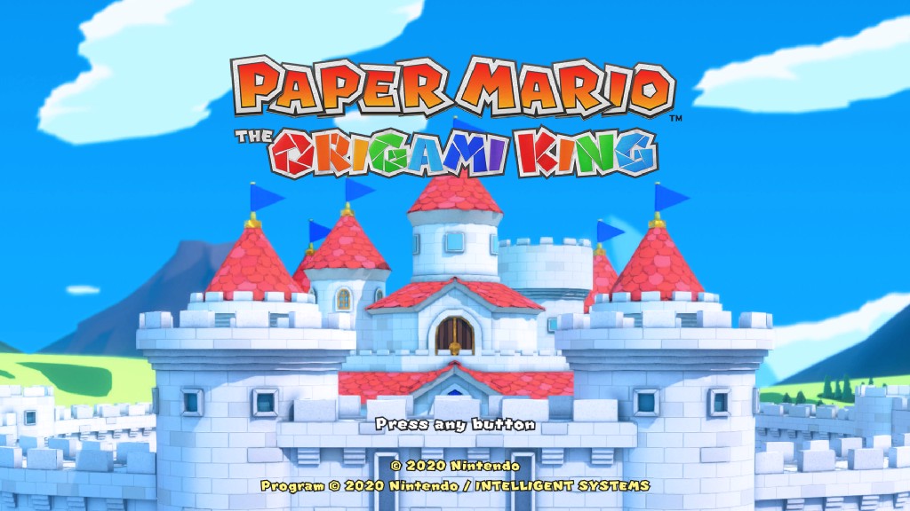  Now in A4 format! (Paper Mario: The Origami King)