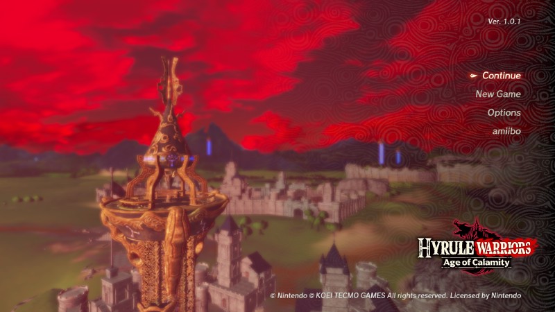 That looks like the Dark World to me (Hyrule Warriors: Age of Calamity)