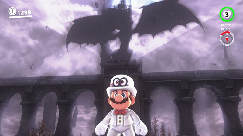 Dark and glitchy (Super Mario Odyssey)