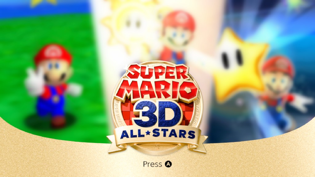  For now, just the menu and soundtrack sections! (Super Mario 3D All-Stars)